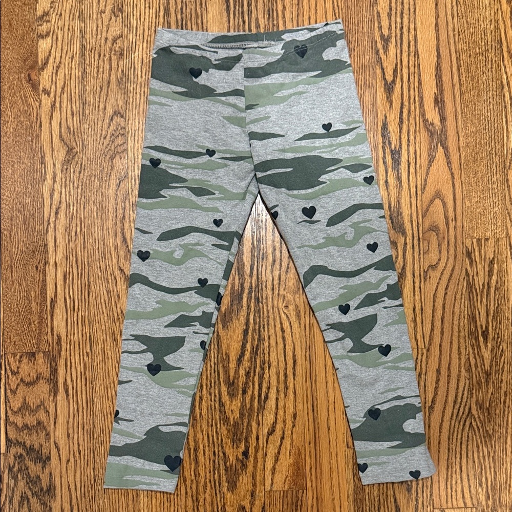 Flowers by Zoe designer Camouflage Heart Leggings